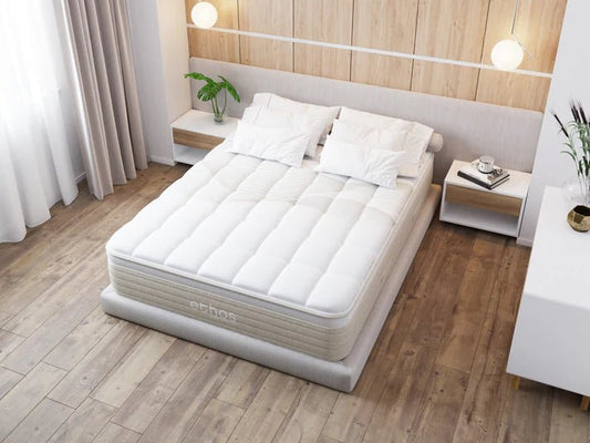 Natural Hybrid Medium Organic (Compare to Saatva™ Latex Hybrid Mattress)
